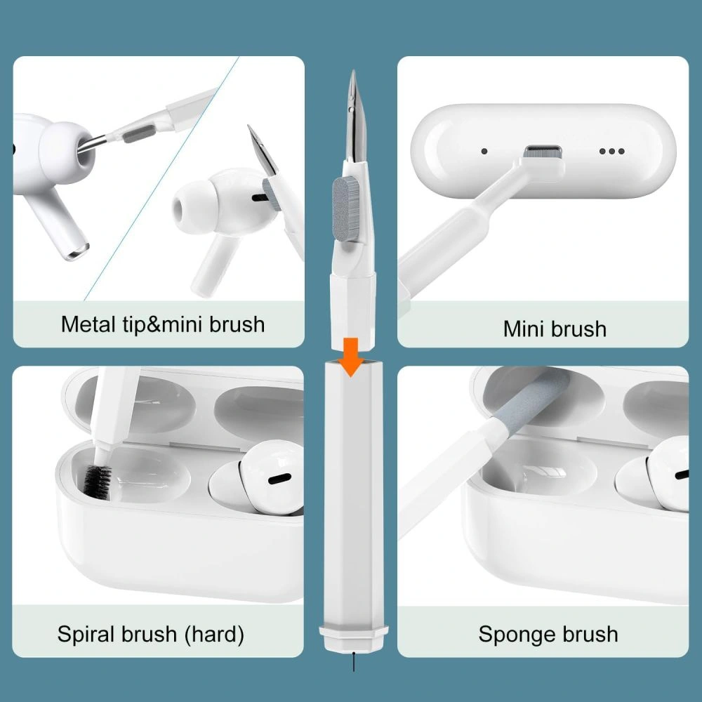Tech-Protect CS01 Cleaner Set 20in1 For Phone & Earphone & Tablet & Laptop White