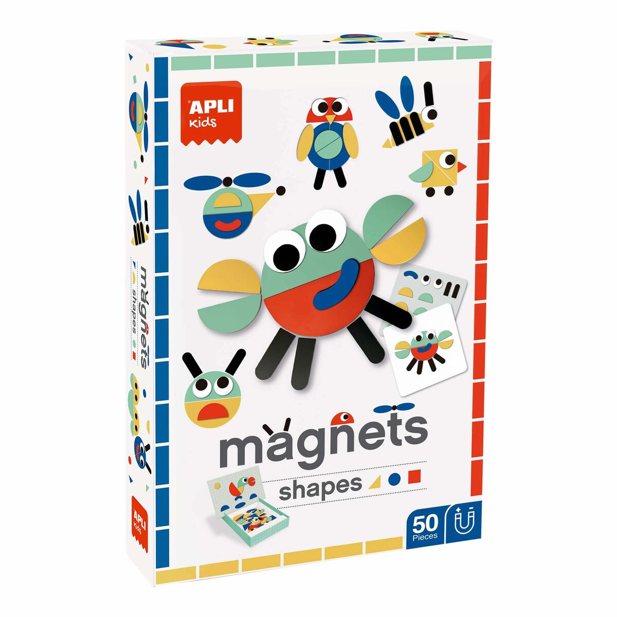 Magnetic Game Apli Shapes Multicolour