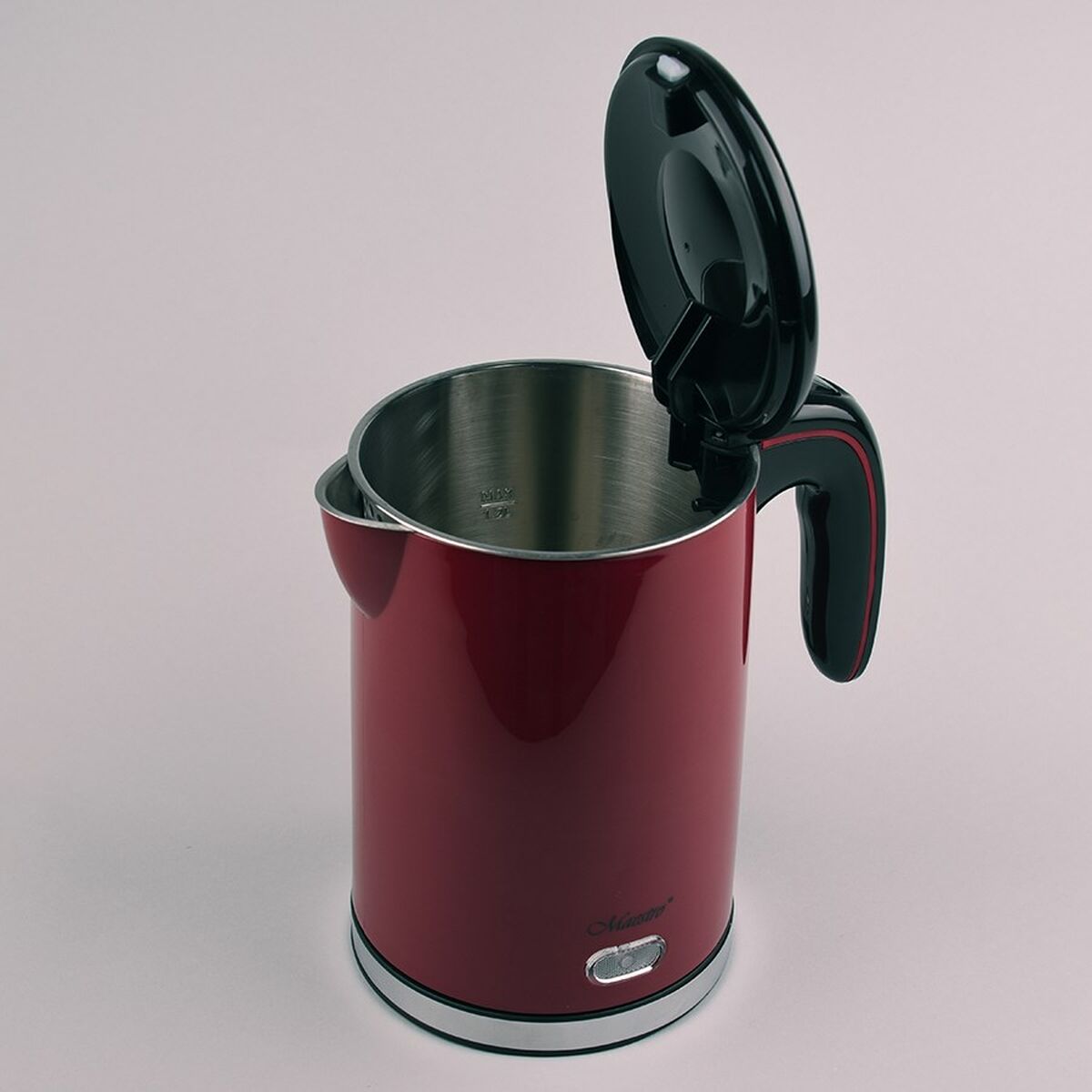 Kettle Feel Maestro MR030  Black Red Stainless steel 1500 W 2200 W 1,2 L 1,7 L