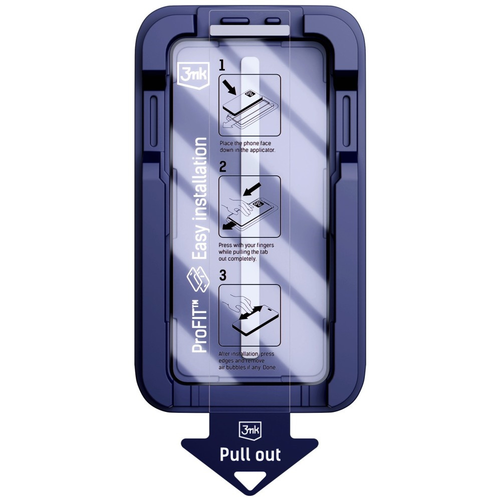 Szkło hartowane 3MK HardGlass Max z aplikatorem do Apple iPhone 15 Pro Max czarny