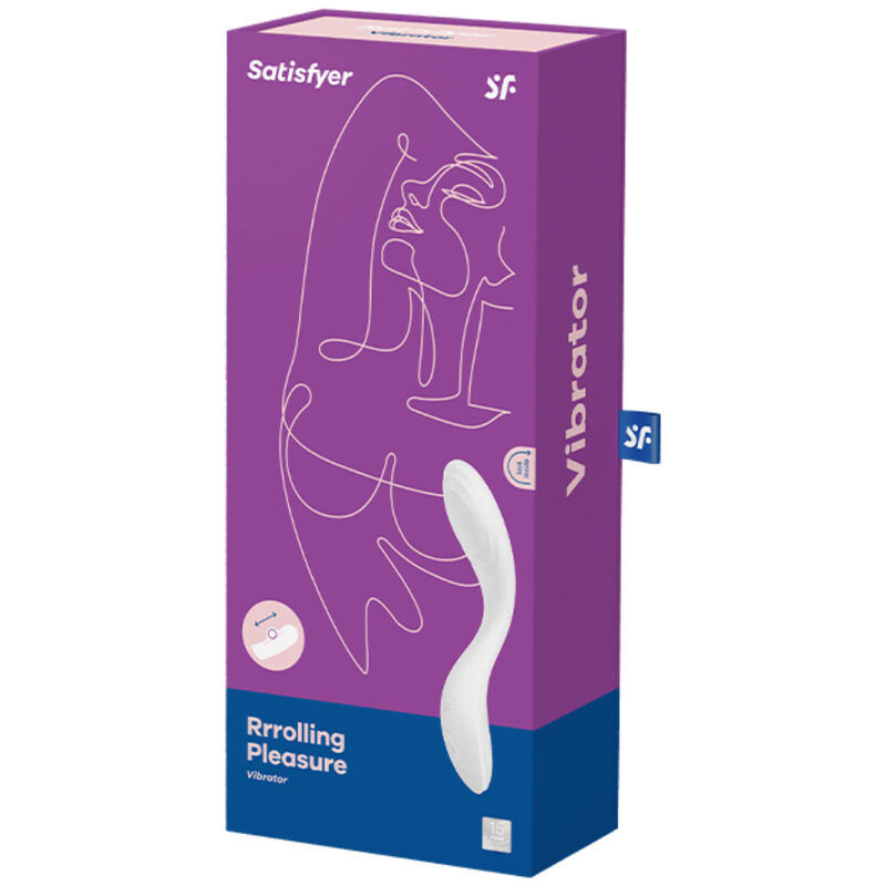 SATISFYER RRROLLING PLEASURE G-SPOT VIBRATOR - WHITE