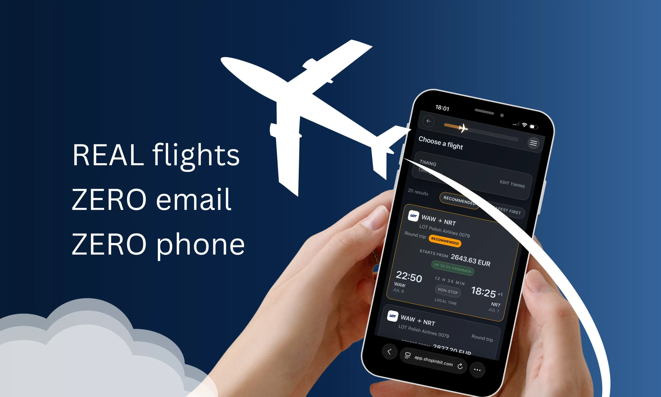 Book a Flight With No Email, No Phone Number — Paid in Crypto: Introducing ShopinBit Privacy Shield